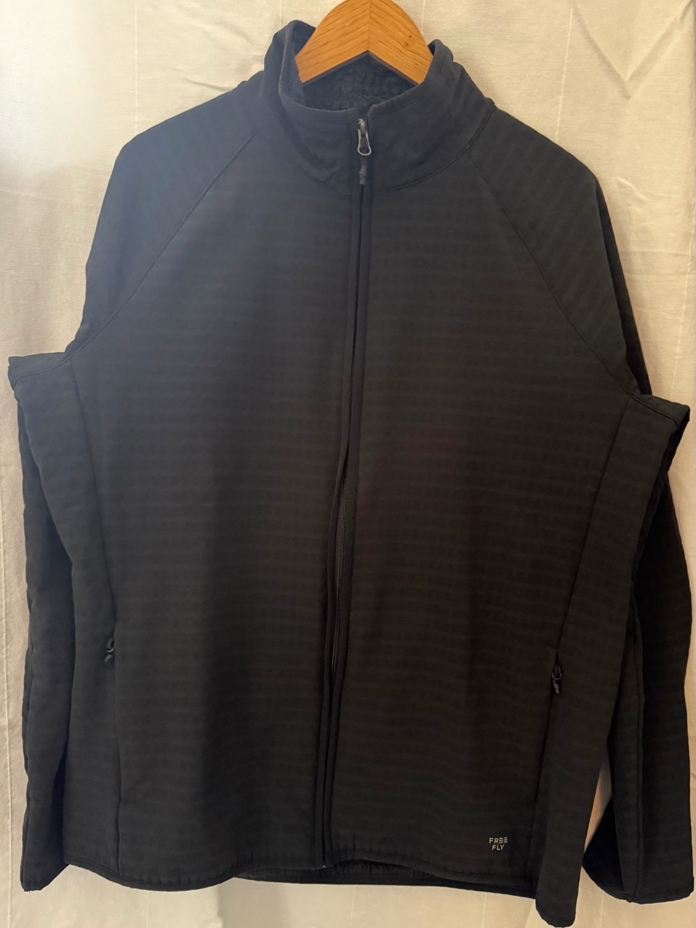 Men's Freefly size Large Black Full-Zip Jacket